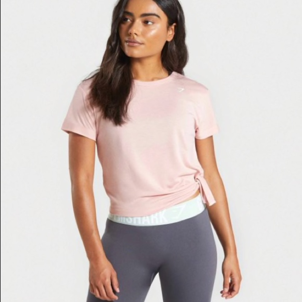 Gymshark pink essential tee
